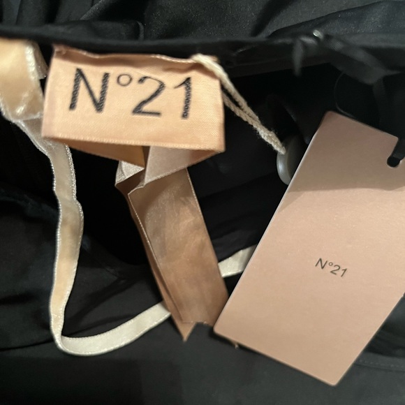 NEW - No 21 by Gilmar - Black Dress with baby pink straps - Picture 5 of 5